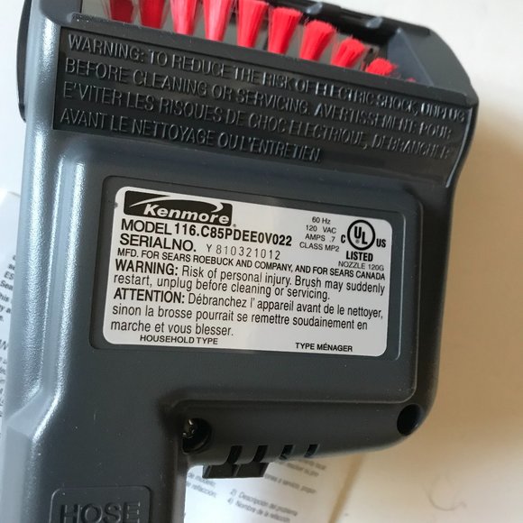 Kenmore KC85PDEEZV0N Vacuum Pet PowerMate Genuine Original Equipment Manufacture - Picture 3 of 4